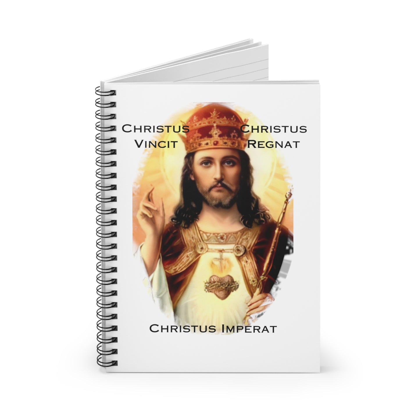 Christ the King Prayer Journal, Christus Vincit, Christus Regnat, Christus Imperat, Catholic Prayer Journal,Christ the King Notebook, Catholic Gift