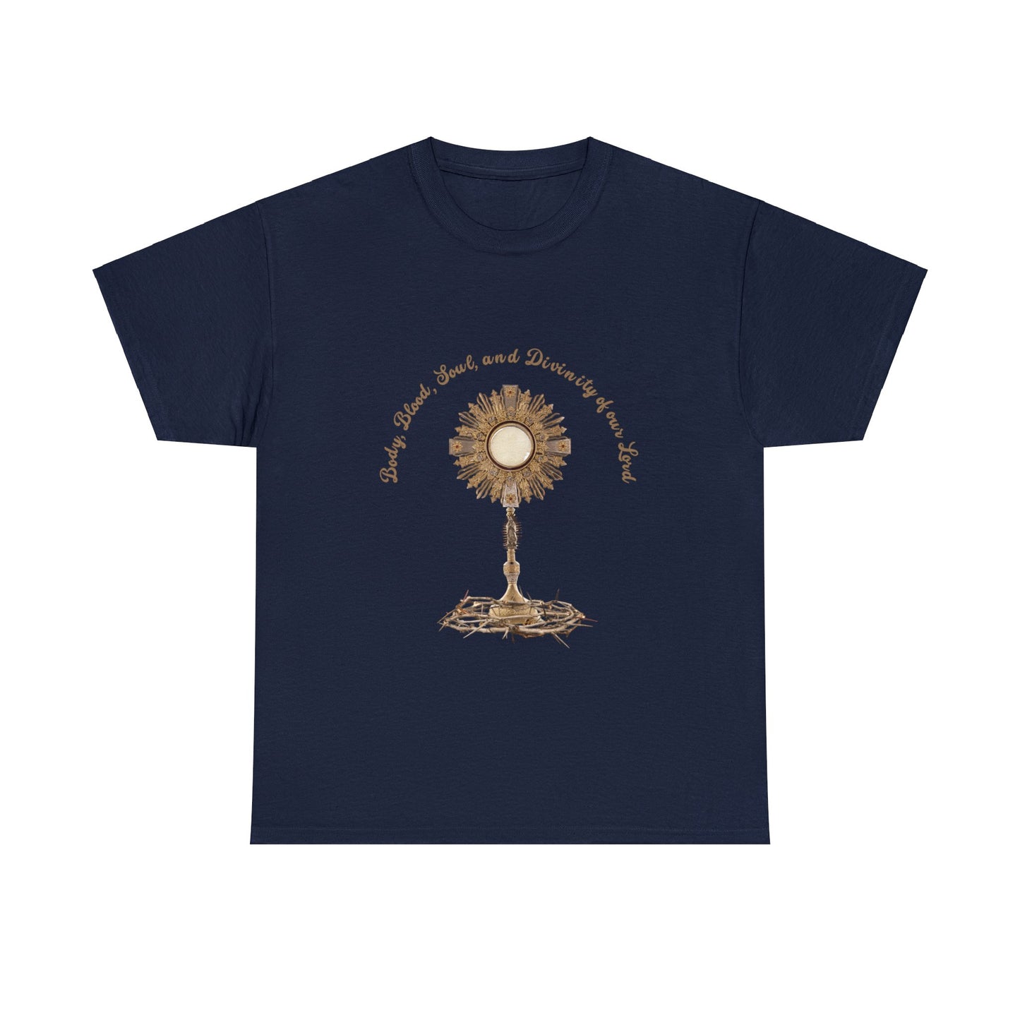 Eucharist T-Shirt, Body Blood Soul and Divinity T-Shirt, Traditional Catholic T-Shirt, Catholic Gifts, Catholic T-Shirt, Biblical T-Shirt