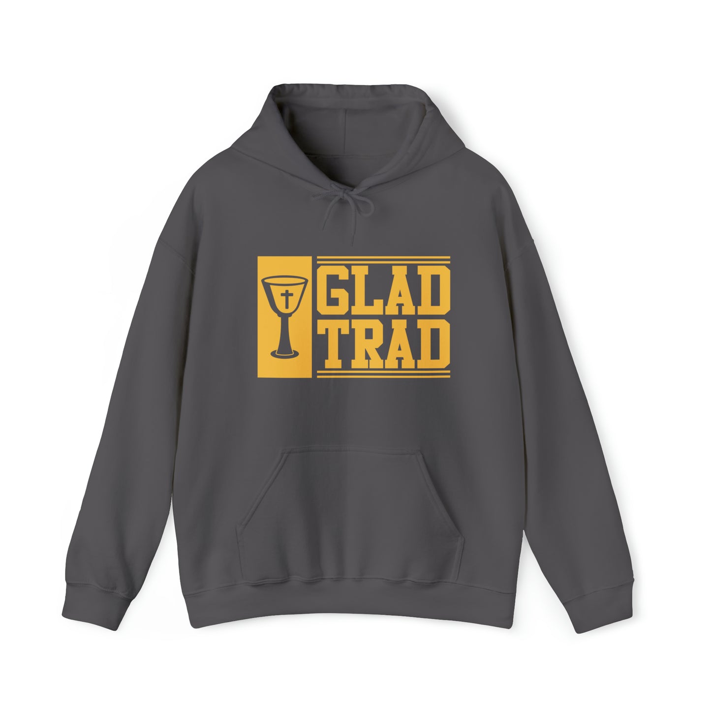 Glad Trad Hoodie, Catholic Hooded Sweatshirt, Christian Hoodie, Traditional Catholic Hoodie