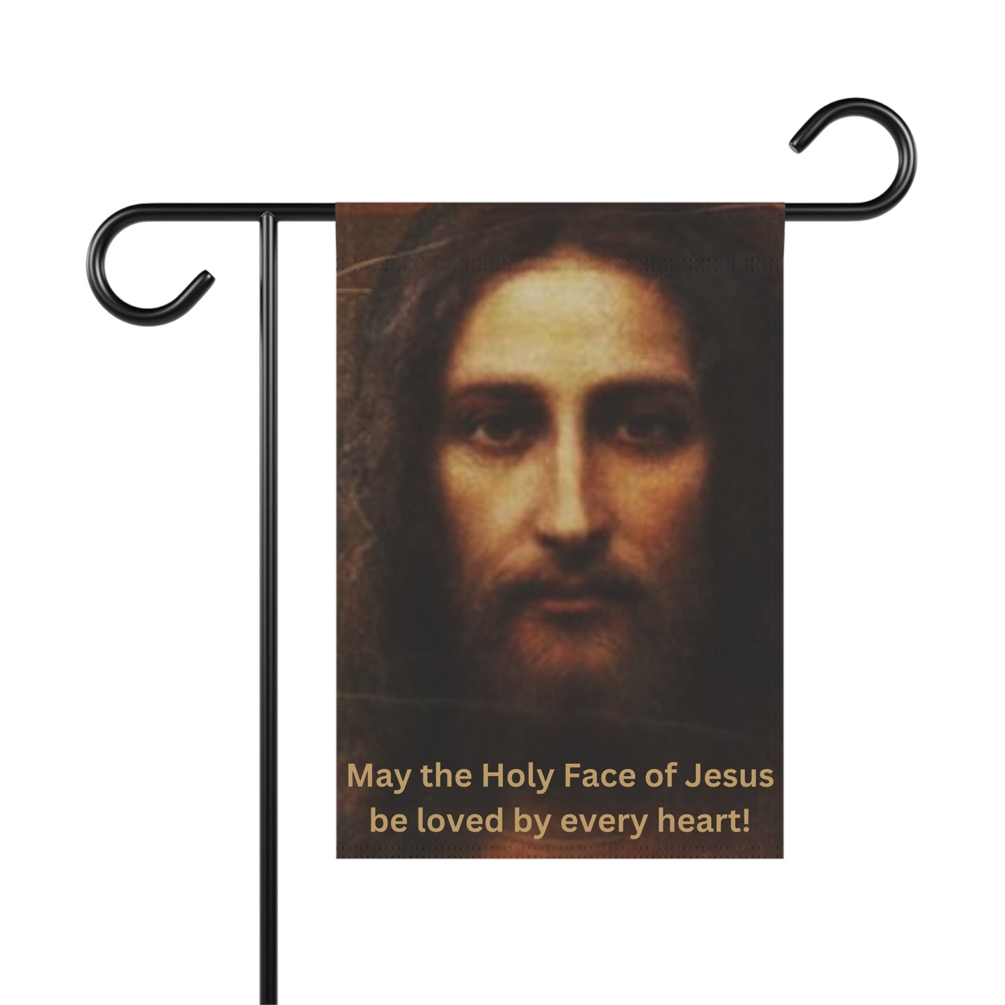 Holy Face Garden & House Banner, Holy Face Garden Flag, Holy Face House Banner, Holy Face Lawn Decoration