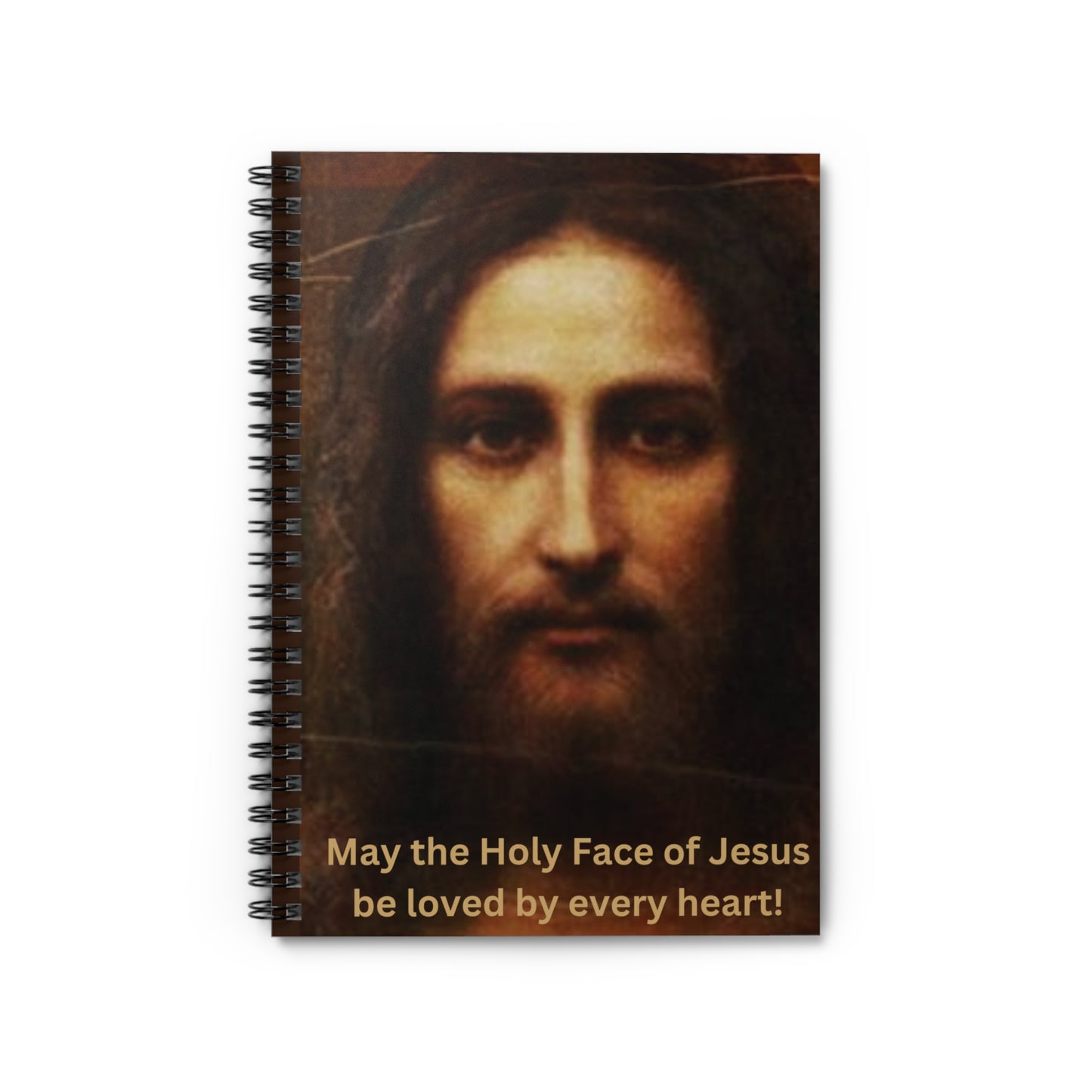 Holy Face of Jesus Spiral Notebook, Holy Face Notebook, Holy Face Prayer Journal, Catholic Prayer Journal, Catholic Notebook, Traditional Catholic Devotion, Catholic Gifts