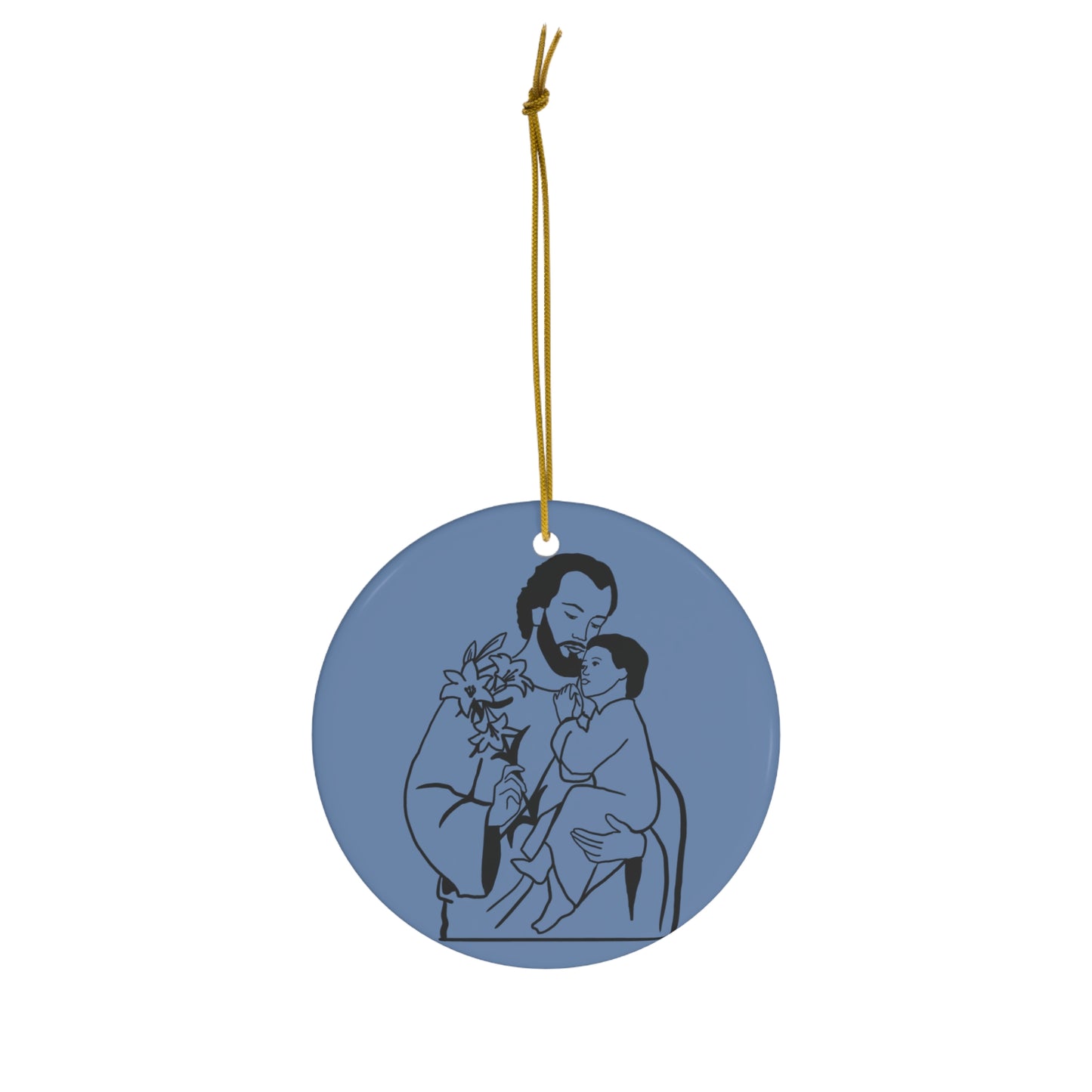 St. Joseph and the Christ ChildSt. Joseph and the Christ Child Christmas Ornament, St. Joseph and the Christ Child, St. Joseph Ornament, Christ Child Ornament Traditional Catholic Gift, Catholic Gifts