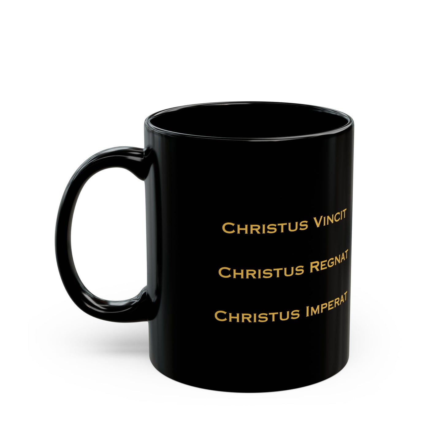 Religious Mug — Sacred Heart Jesus Black Coffee Cup (11oz/15oz)