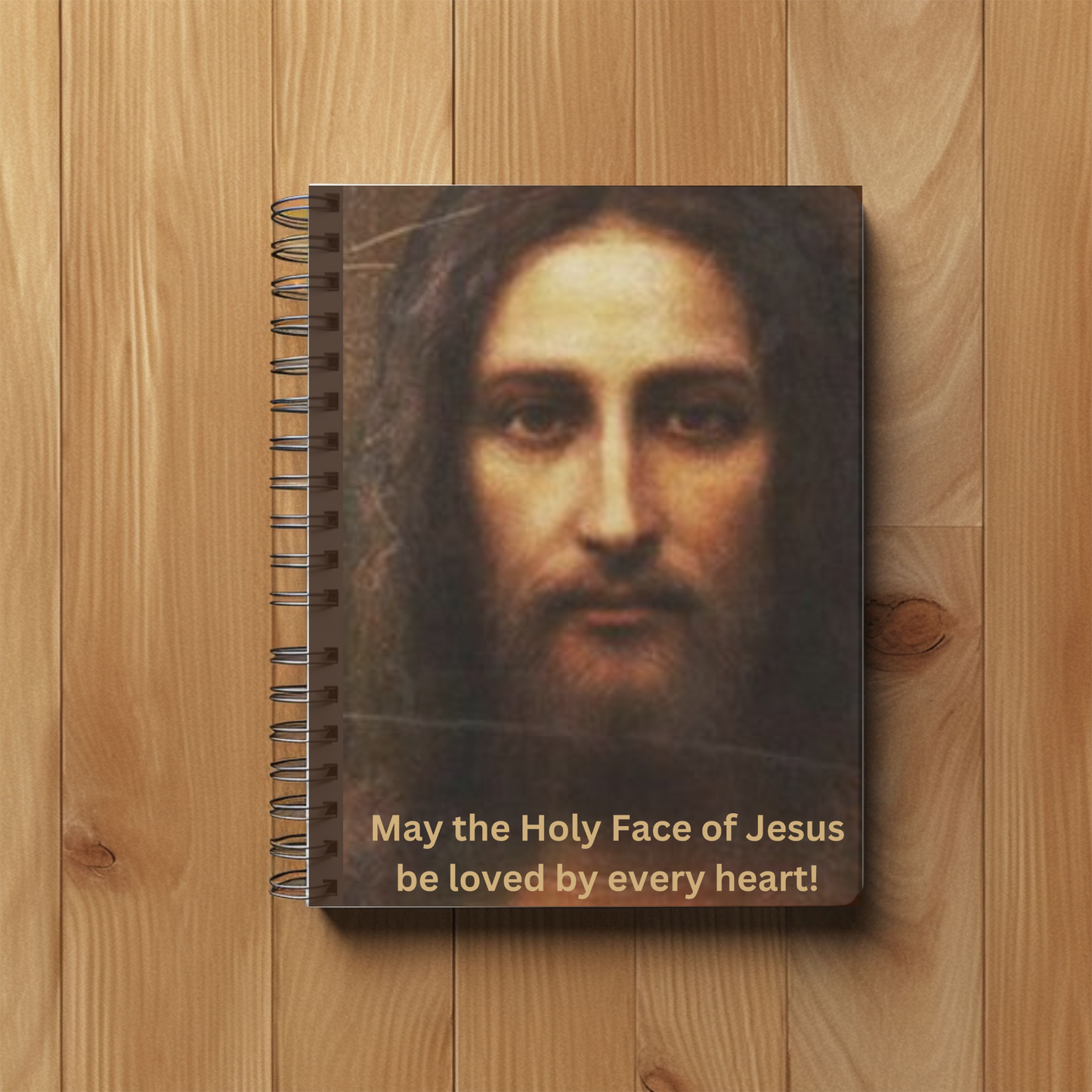 Holy Face of Jesus Spiral Notebook, Holy Face Notebook, Holy Face Prayer Journal, Catholic Prayer Journal, Catholic Notebook, Traditional Catholic Devotion, Catholic Gifts