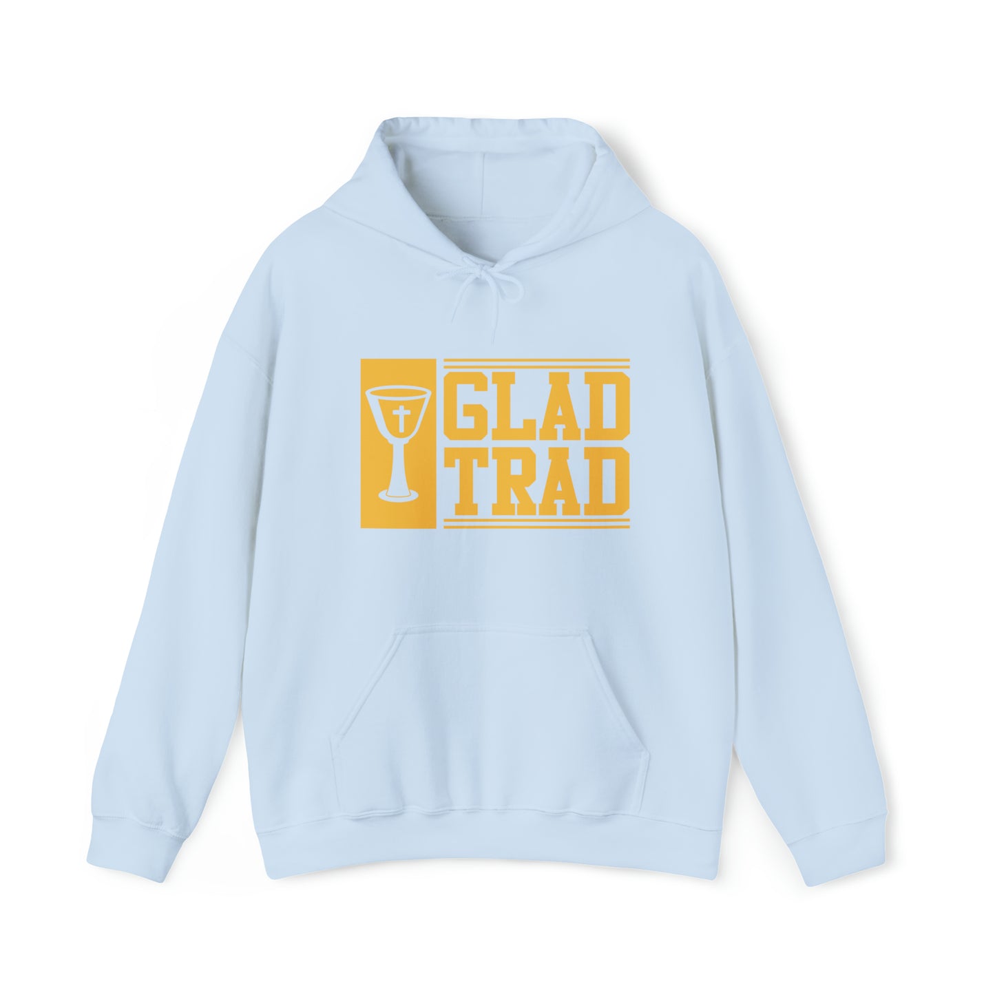 Glad Trad Hoodie, Catholic Hooded Sweatshirt, Christian Hoodie, Traditional Catholic Hoodie