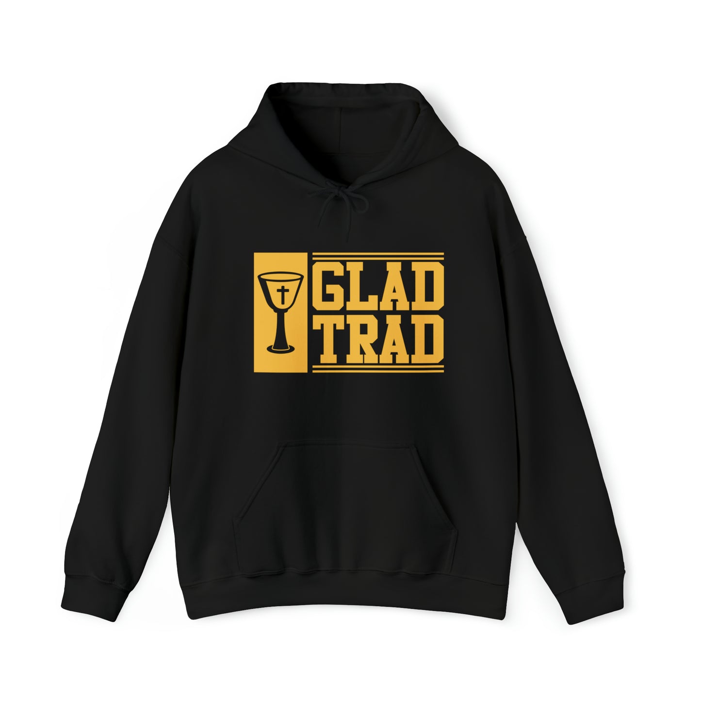 Glad Trad Hoodie, Catholic Hooded Sweatshirt, Christian Hoodie, Traditional Catholic Hoodie