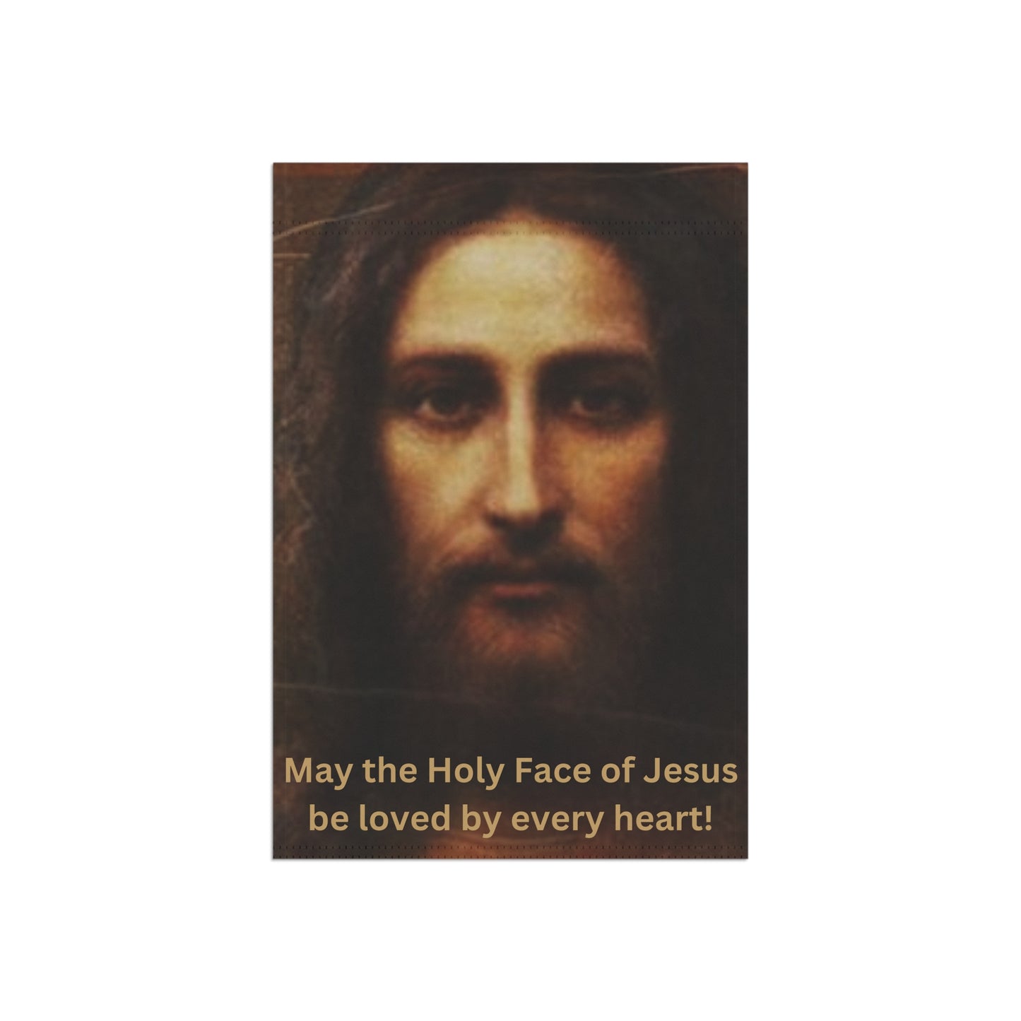 Holy Face Garden & House Banner, Holy Face Garden Flag, Holy Face House Banner, Holy Face Lawn Decoration