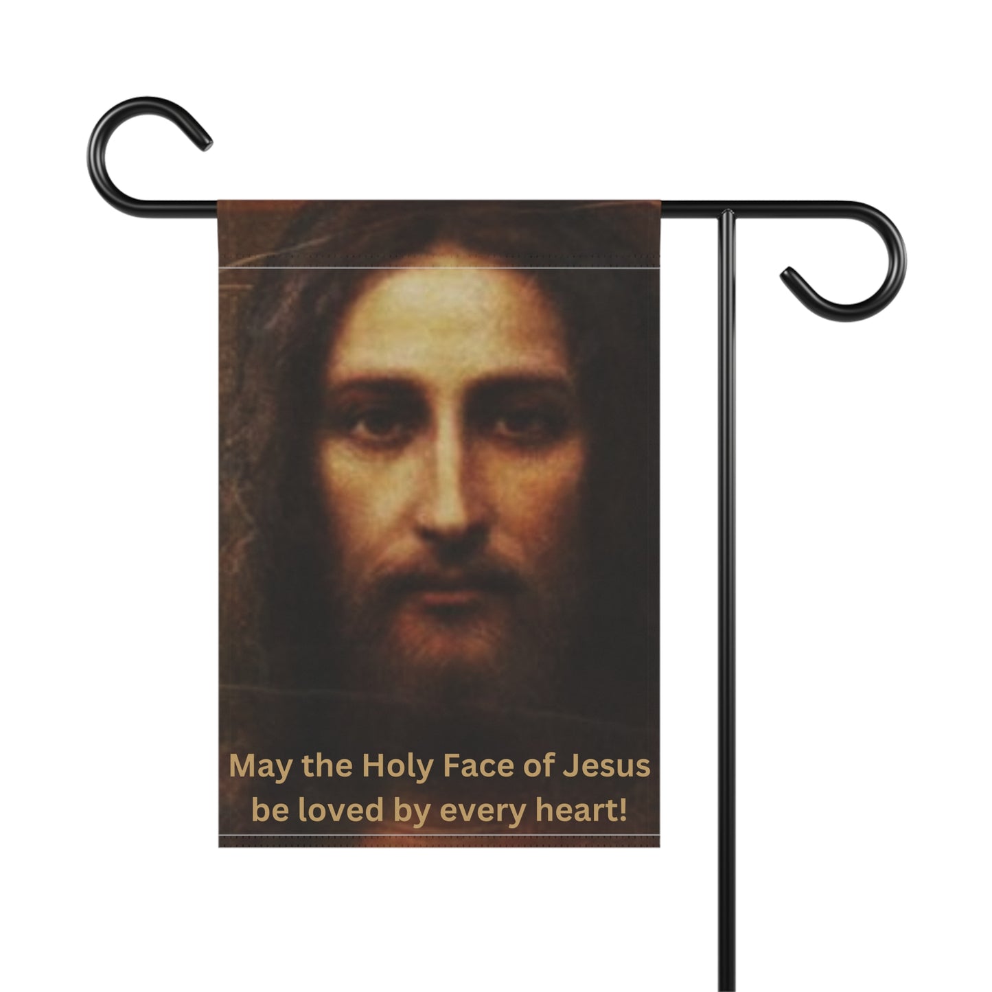 Holy Face Garden & House Banner, Holy Face Garden Flag, Holy Face House Banner, Holy Face Lawn Decoration