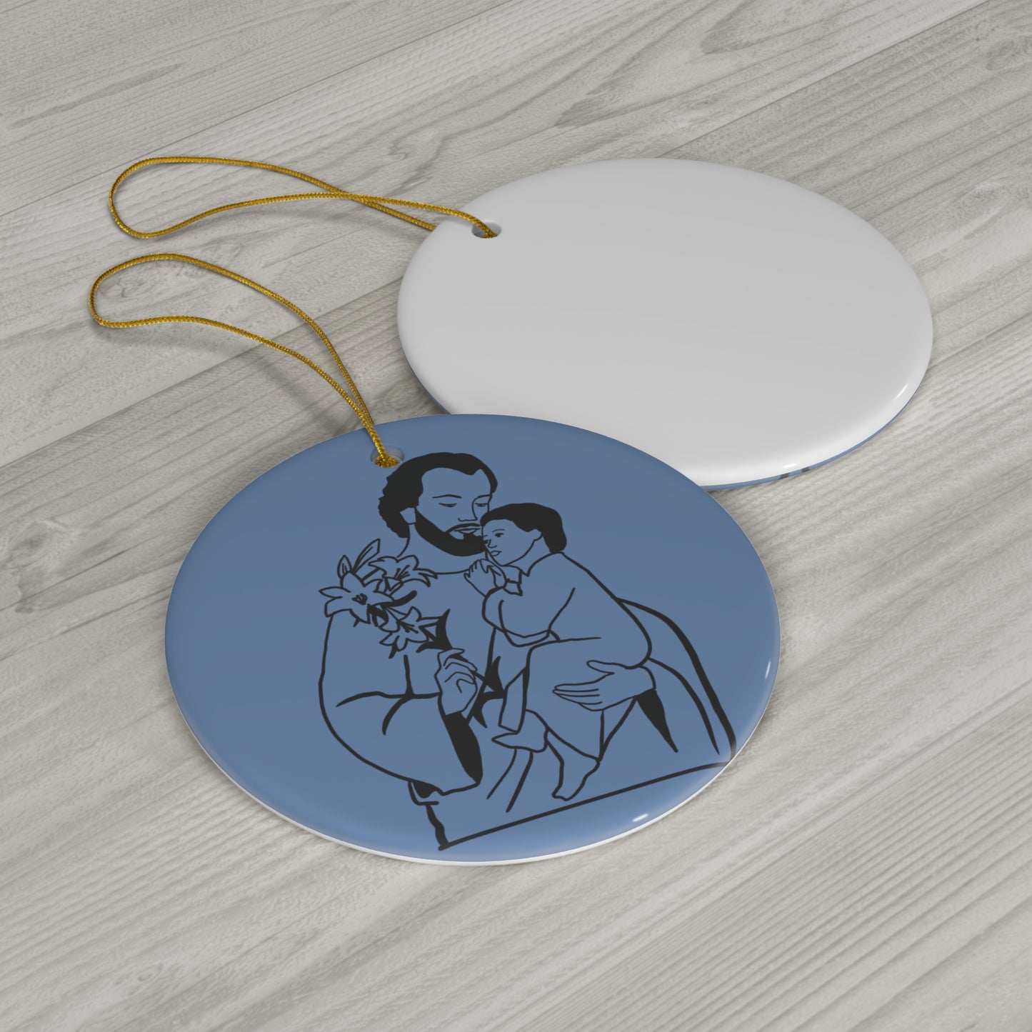 St. Joseph and the Christ ChildSt. Joseph and the Christ Child Christmas Ornament, St. Joseph and the Christ Child, St. Joseph Ornament, Christ Child Ornament Traditional Catholic Gift, Catholic Gifts