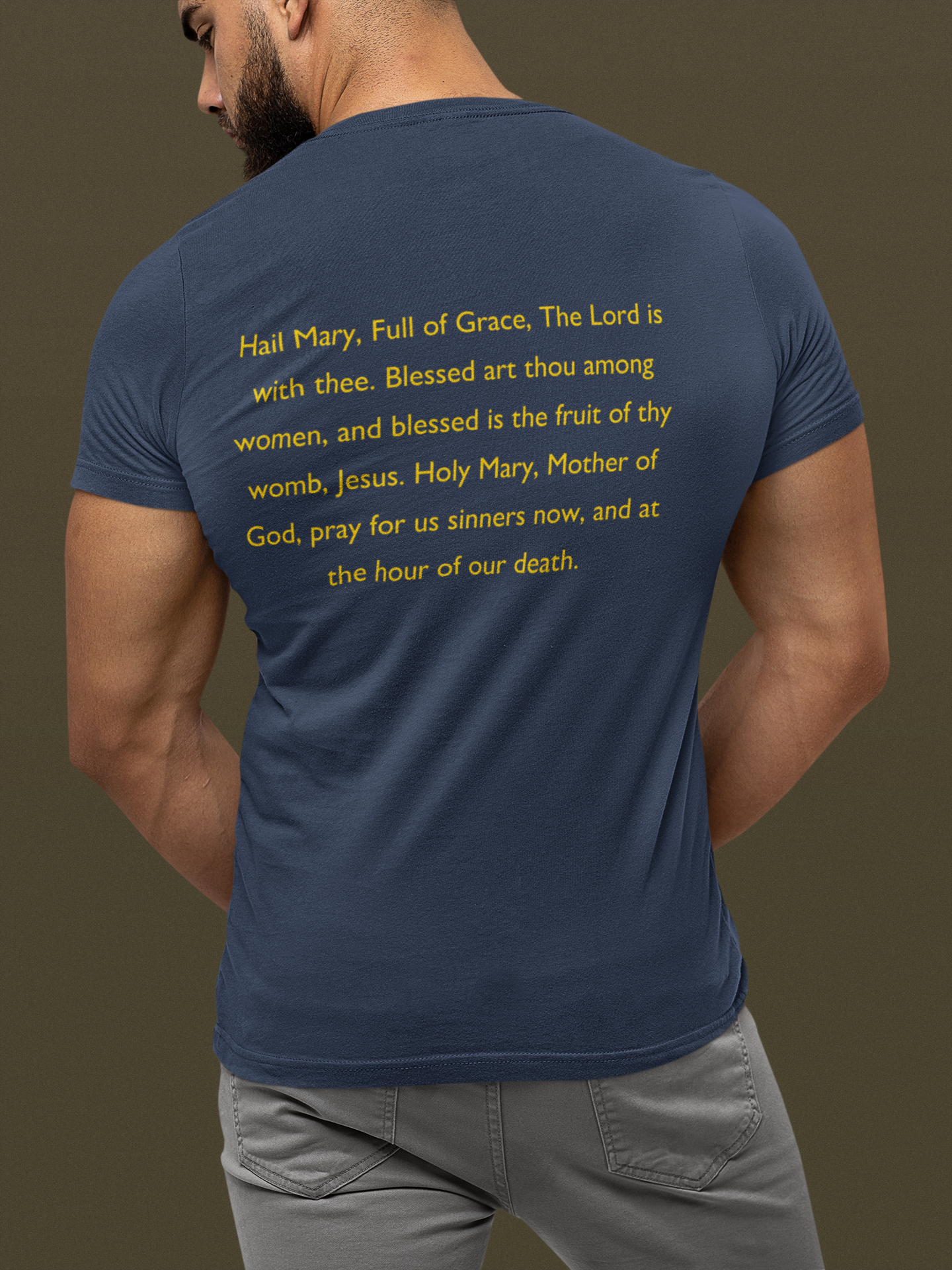 Keep Calm and... Pray a Hail Mary V-Neck Tee, Hail Mary V-Neck, Hail Mary, Hail Mary Tee, Marian T-Shirt, Catholic Gift, Catholic Tee