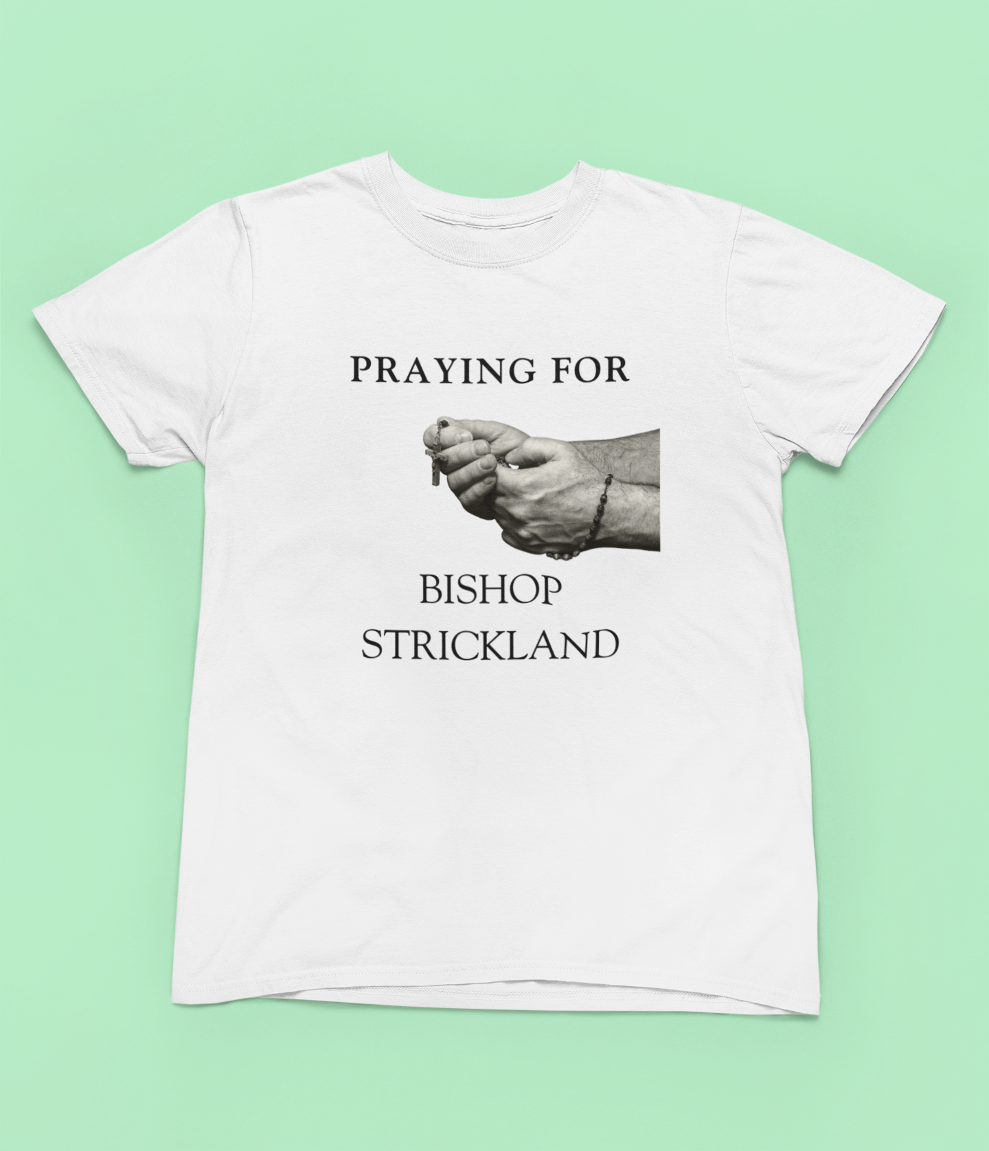 Praying for Bishop Strickland T-Shirt, Bishop Strickland T-Shirt, Traditional Catholic T-Shirt, Catholic T-Shirt, Catholic Gift, Catholic Gifts