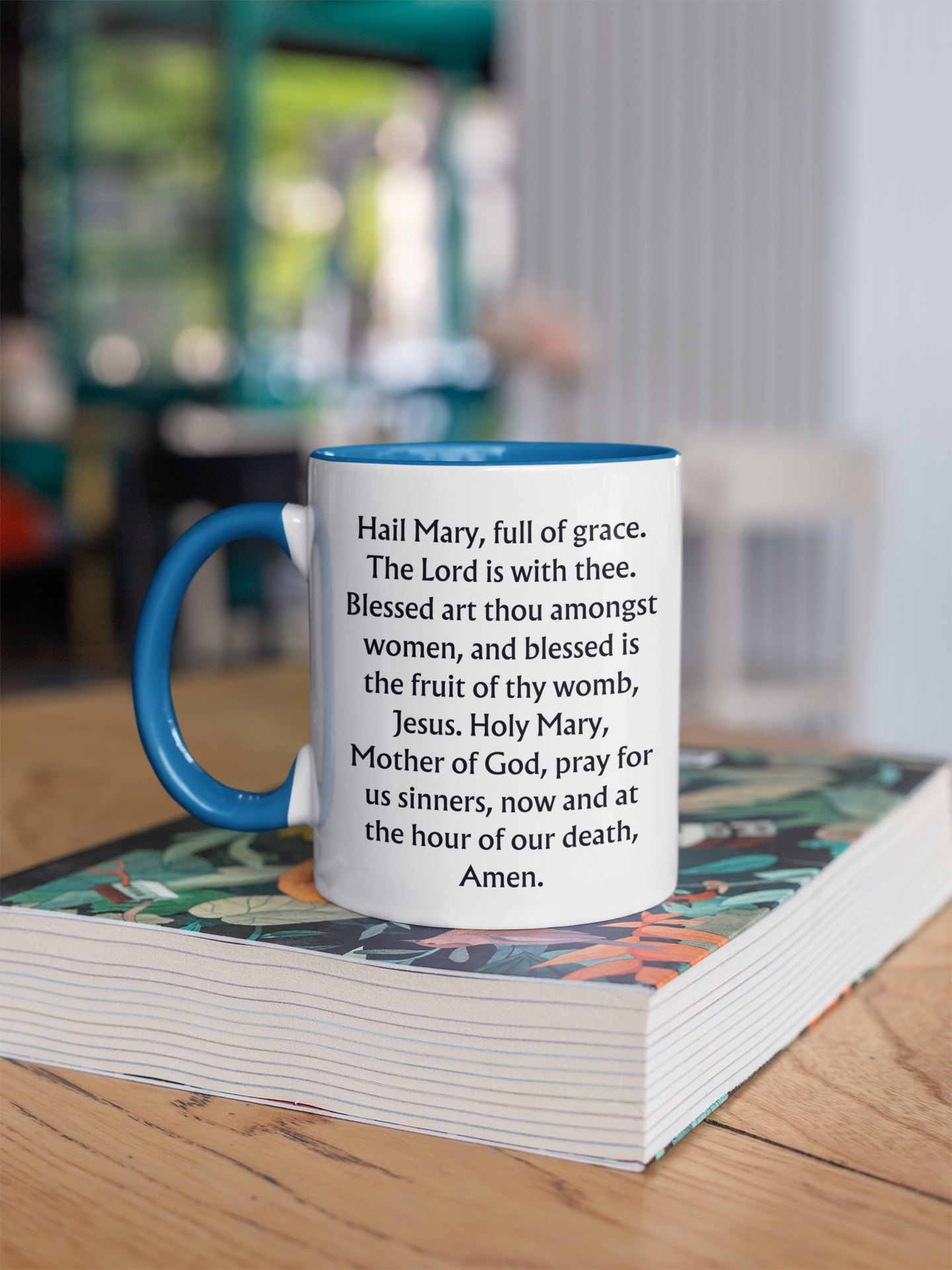 KEEP CALM AND PRAY A HAIL MARY MUG, KEEP CALM Mug, Hail Mary Mug, Hail Mary, Marian Mug, Catholic Gift, Catholic Mug, Accent Coffee Mug, 11oz