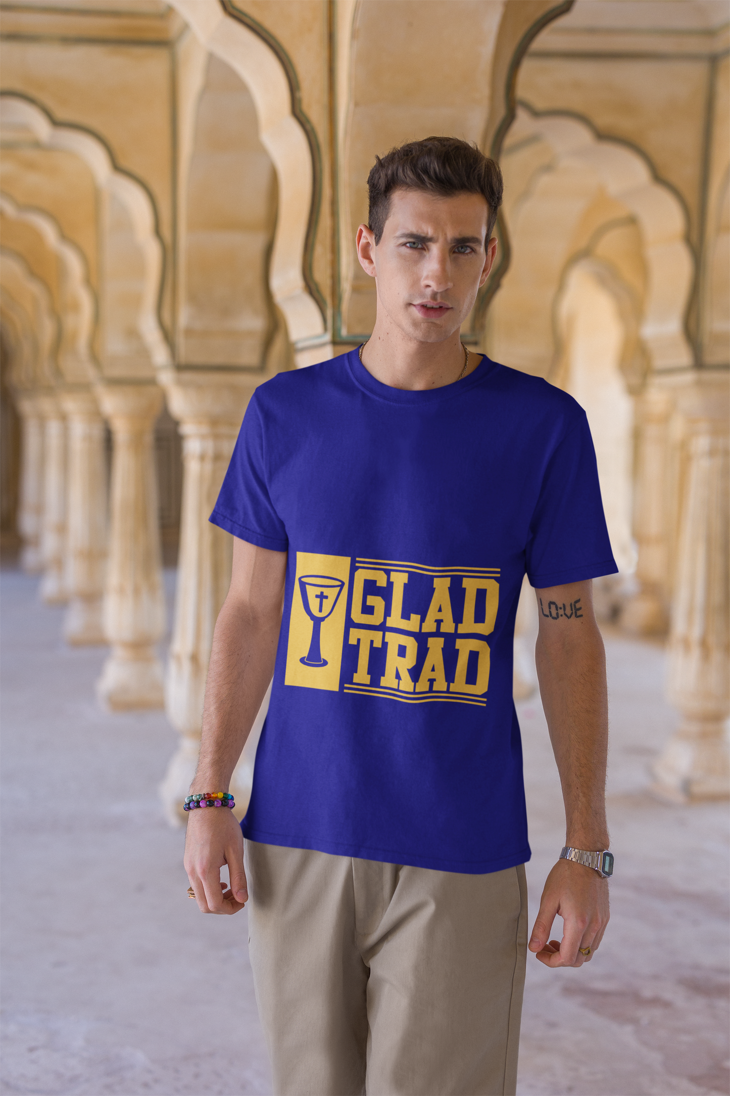 Glad Trad T-Shirt, Catholic T-Shirt, Christian T-Shirt, Traditional Catholic T-Shirt, Traditional Latin Mass T-Shirt, Religious Tee